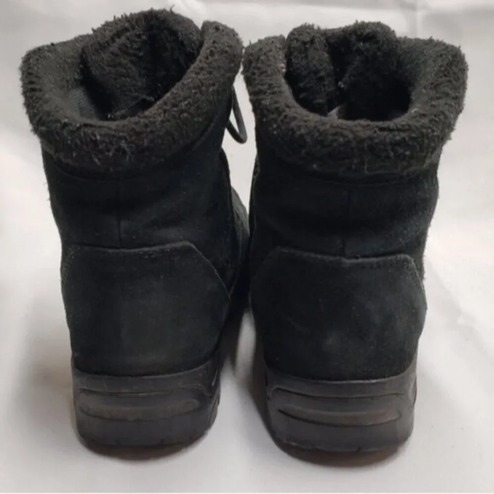 Sorel Waterfall Low Waterproof Laced Ankle Boot Black Size 7 Women's - Picture 7 of 15
